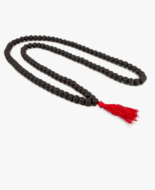 Certified karungali malai 108beads japa mala with lab certified 8mm beads, natural ebony wood malai